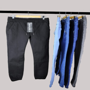 Jogger de Mezclilla Negro