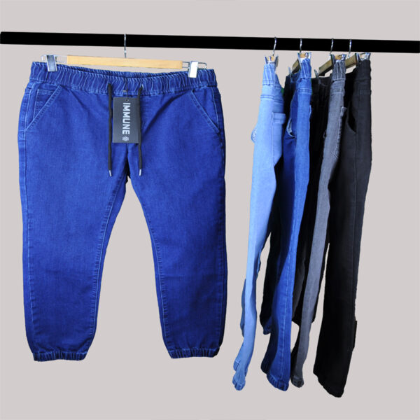 Jogger de Mezclilla Azul Petroleo