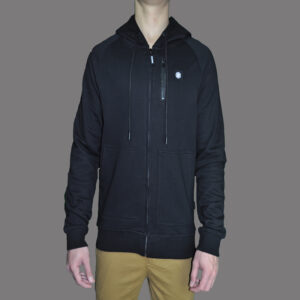 Sudadera con Zipper Negra