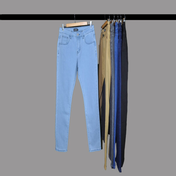 Jeans Tubo Celeste