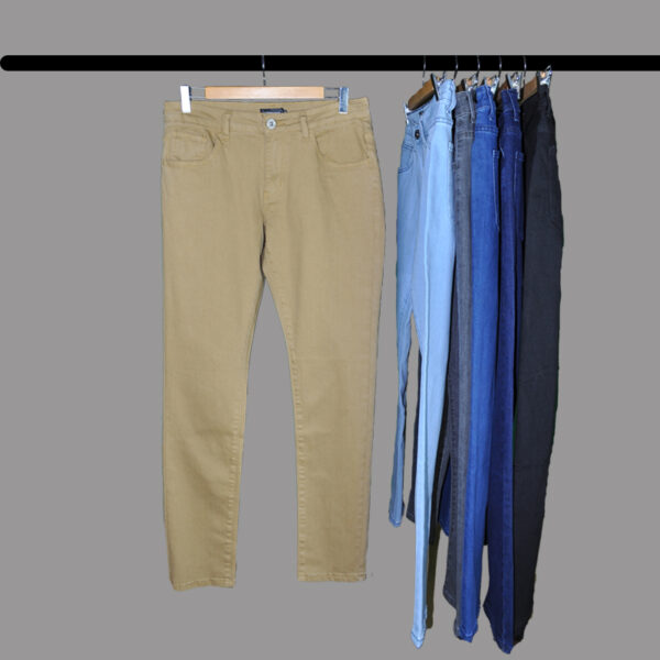 Jeans Tubo Mostaza