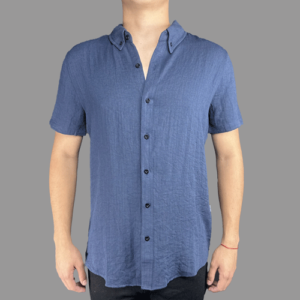 Camisa Lino Azul
