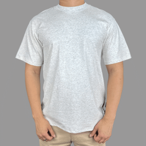 Camiseta Oversize Gris Melange
